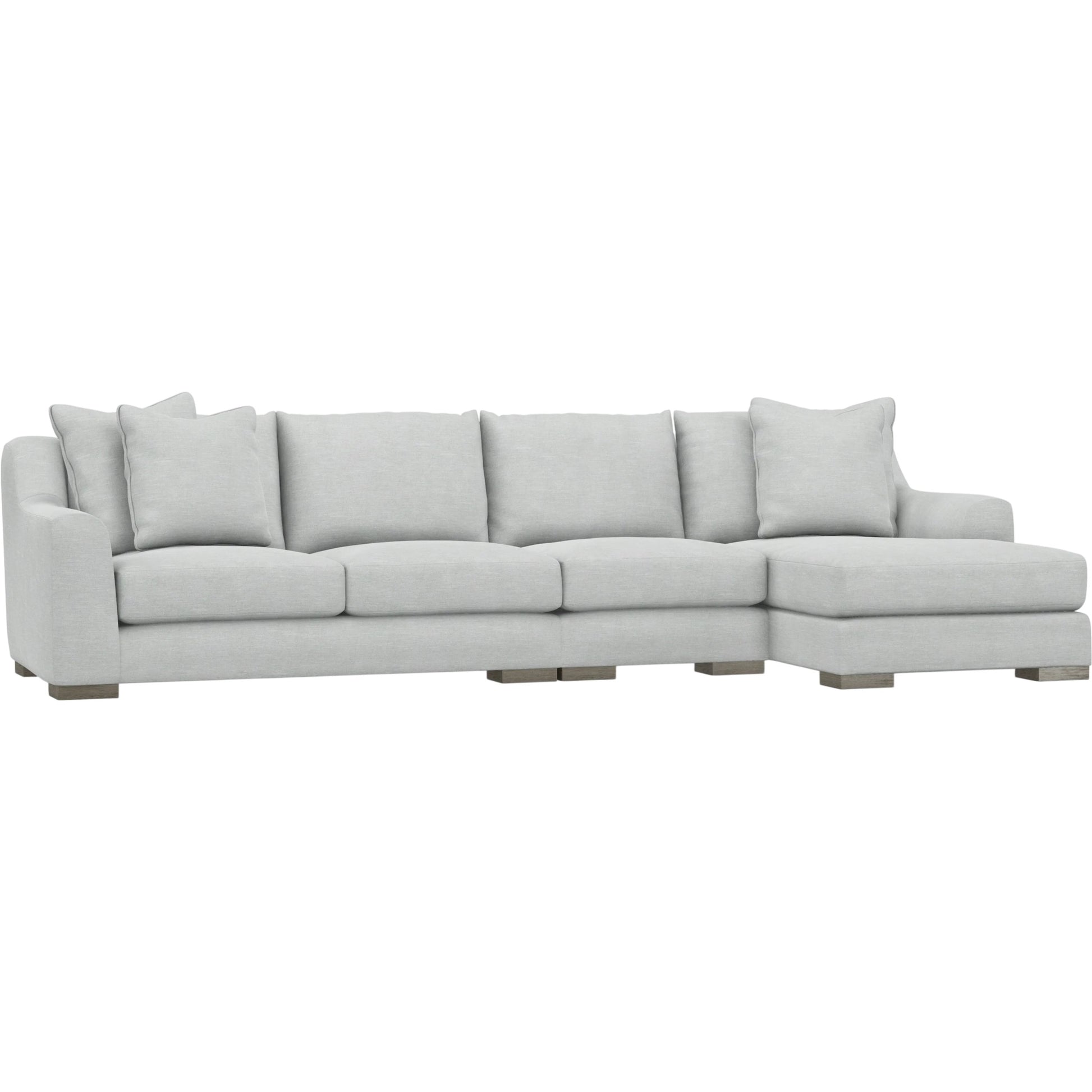 Gabi 3-Piece Fabric Sectional by Bernhardt in wdf, 789 portobello. Made from unique in a unique style.