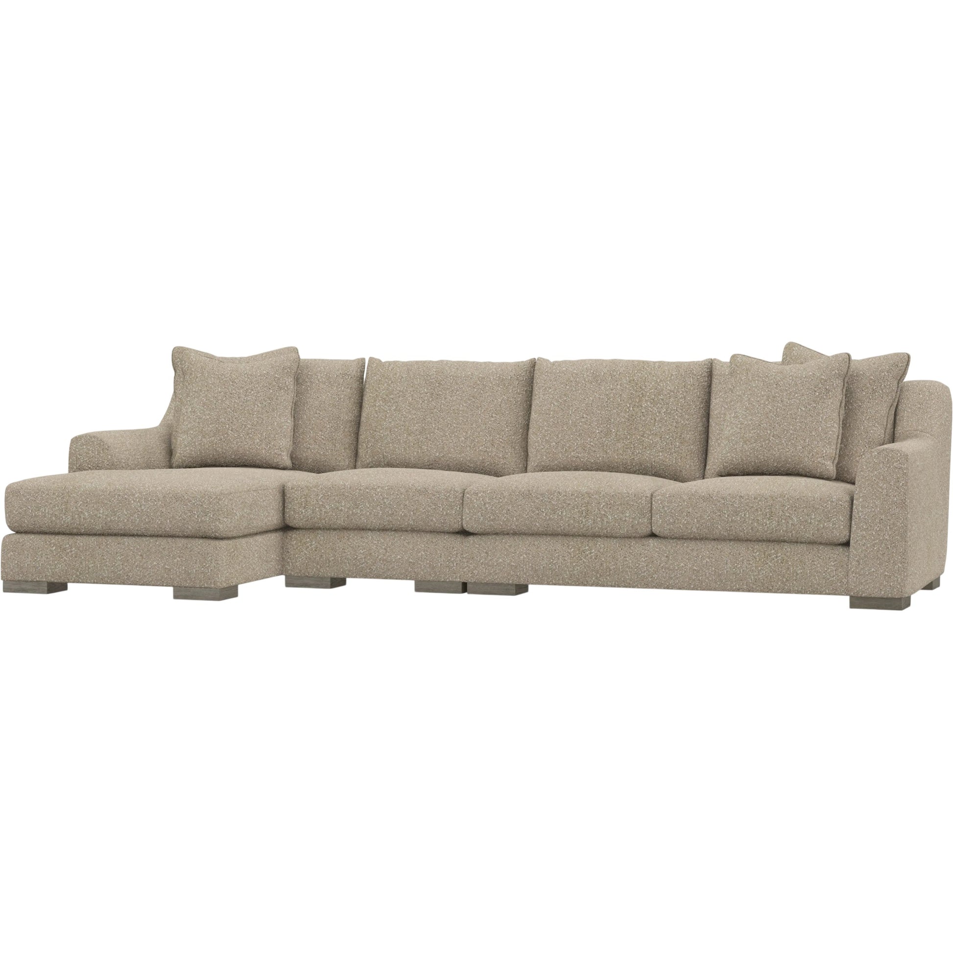 Gabi 3-Piece Fabric Sectional by Bernhardt in wdf, 789 portobello. Made from unique in a unique style.