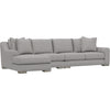 Storm Grey Chenille / Left Hand Facing