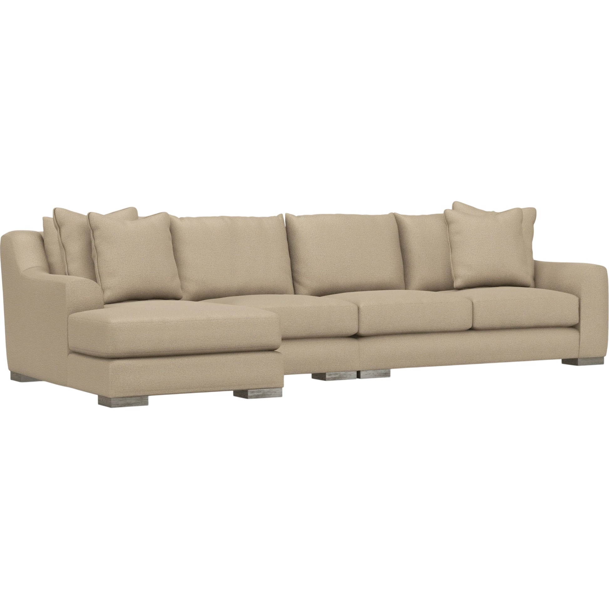 Gabi 3-Piece Fabric Sectional by Bernhardt in wdf, 789 portobello. Made from unique in a unique style.