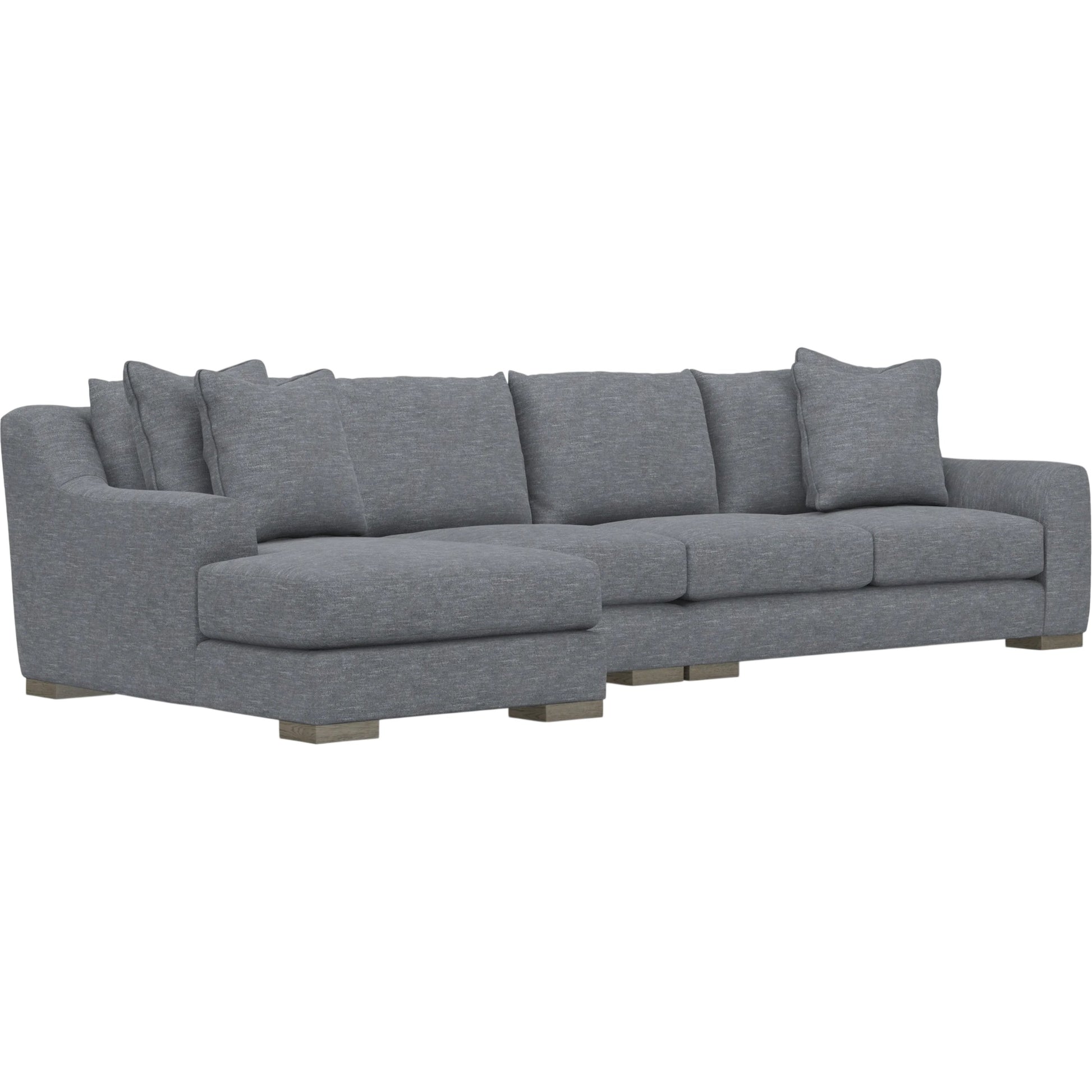 Gabi 3-Piece Fabric Sectional by Bernhardt in wdf, 789 portobello. Made from unique in a unique style.