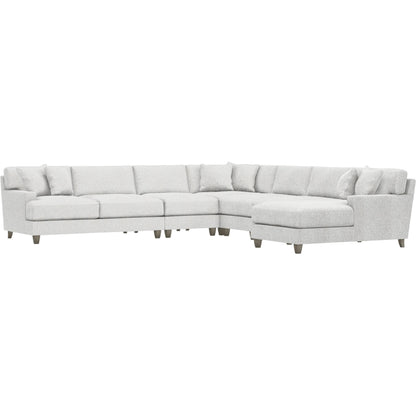 Mila 6-Piece Fabric Sectional by Bernhardt in wdf, 789 portobello. Made from unique in a unique style.