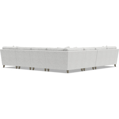 Mila 6-Piece Fabric Sectional by Bernhardt in wdf, 789 portobello. Made from unique in a unique style.