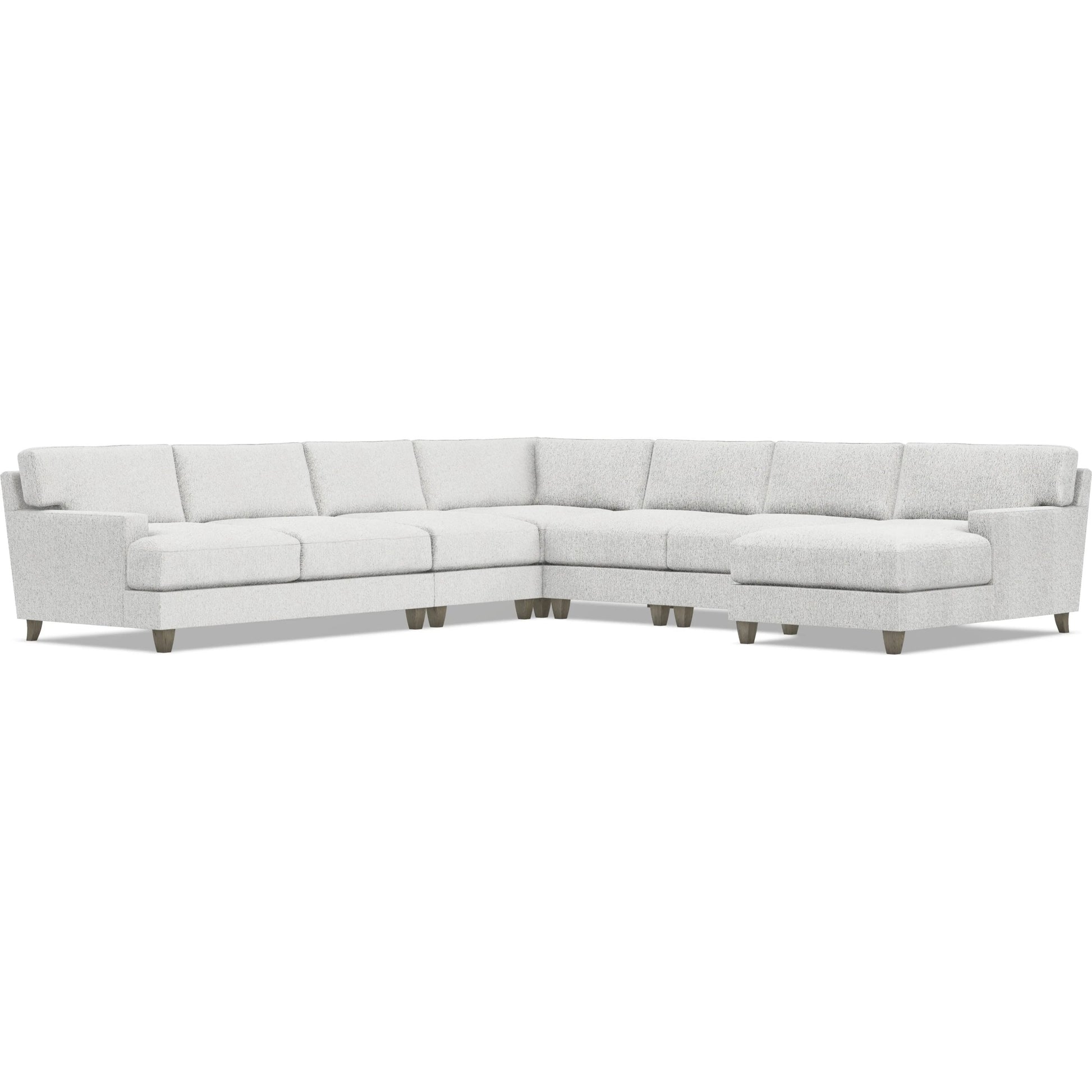 Mila 6-Piece Fabric Sectional by Bernhardt in wdf, 789 portobello. Made from unique in a unique style.