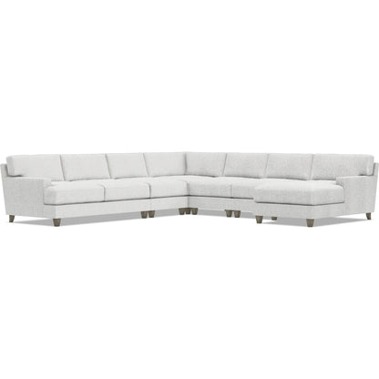 Mila 6-Piece Fabric Sectional by Bernhardt in wdf, 789 portobello. Made from unique in a unique style.