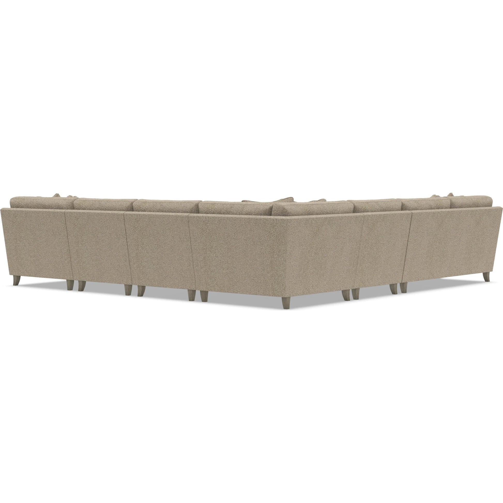 Mila 6-Piece Fabric Sectional by Bernhardt in wdf, 789 portobello. Made from unique in a unique style.