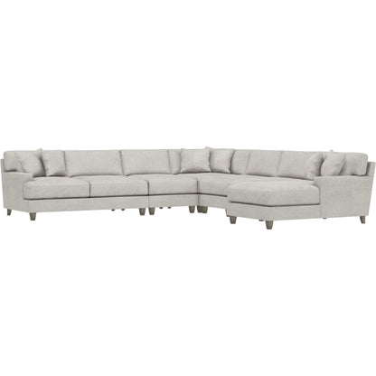 Mila 6-Piece Fabric Sectional by Bernhardt in wdf, 789 portobello. Made from unique in a unique style.