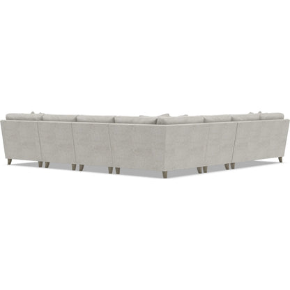Mila 6-Piece Fabric Sectional by Bernhardt in wdf, 789 portobello. Made from unique in a unique style.