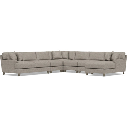 Mila 6-Piece Fabric Sectional by Bernhardt in wdf, 789 portobello. Made from unique in a unique style.