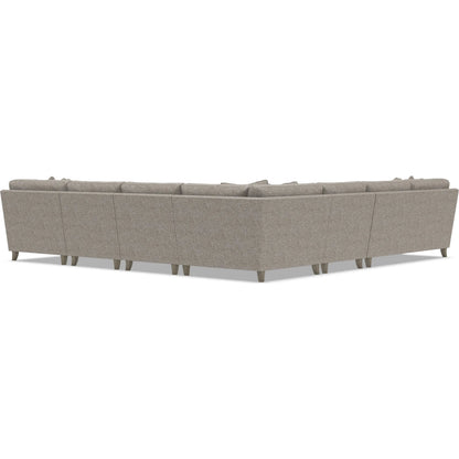 Mila 6-Piece Fabric Sectional by Bernhardt in wdf, 789 portobello. Made from unique in a unique style.