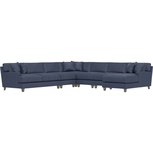 Mila 6-Piece Fabric Sectional by Bernhardt in wdf, 789 portobello. Made from unique in a unique style.