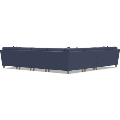 Mila 6-Piece Fabric Sectional by Bernhardt in wdf, 789 portobello. Made from unique in a unique style.