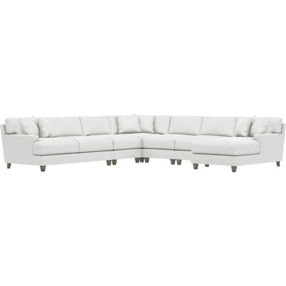 Mila 6-Piece Fabric Sectional by Bernhardt in wdf, 789 portobello. Made from unique in a unique style.