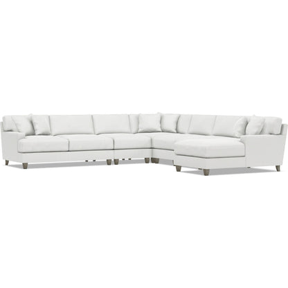Mila 6-Piece Fabric Sectional by Bernhardt in wdf, 789 portobello. Made from unique in a unique style.