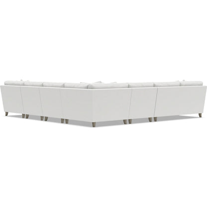 Mila 6-Piece Fabric Sectional by Bernhardt in wdf, 789 portobello. Made from unique in a unique style.