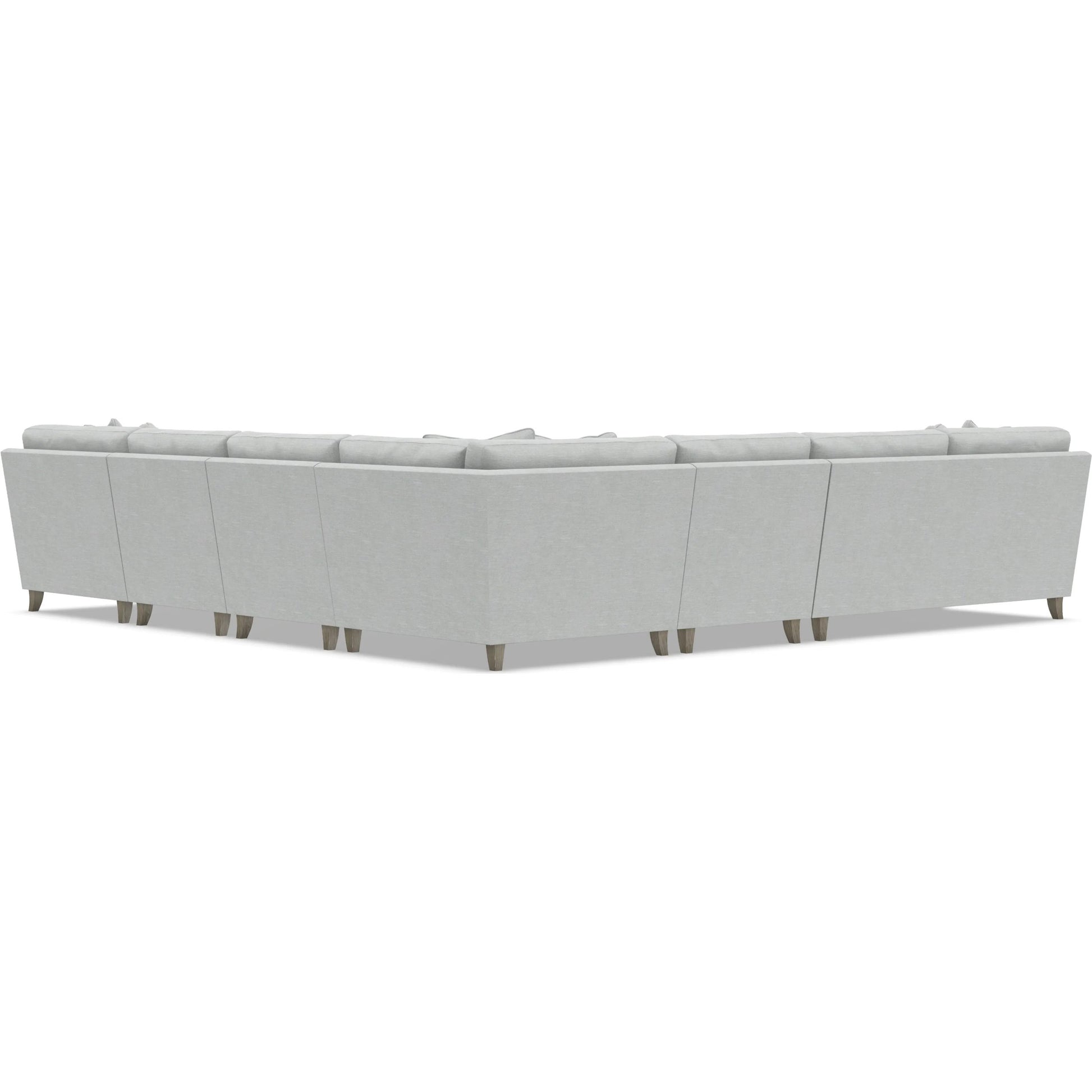 Mila 6-Piece Fabric Sectional by Bernhardt in wdf, 789 portobello. Made from unique in a unique style.