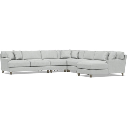 Mila 6-Piece Fabric Sectional by Bernhardt in wdf, 789 portobello. Made from unique in a unique style.