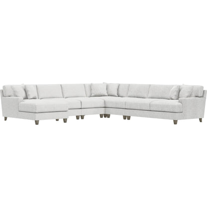 Mila 6-Piece Fabric Sectional by Bernhardt in wdf, 789 portobello. Made from unique in a unique style.