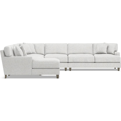 Mila 6-Piece Fabric Sectional by Bernhardt in wdf, 789 portobello. Made from unique in a unique style.