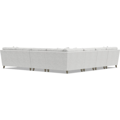 Mila 6-Piece Fabric Sectional by Bernhardt in wdf, 789 portobello. Made from unique in a unique style.
