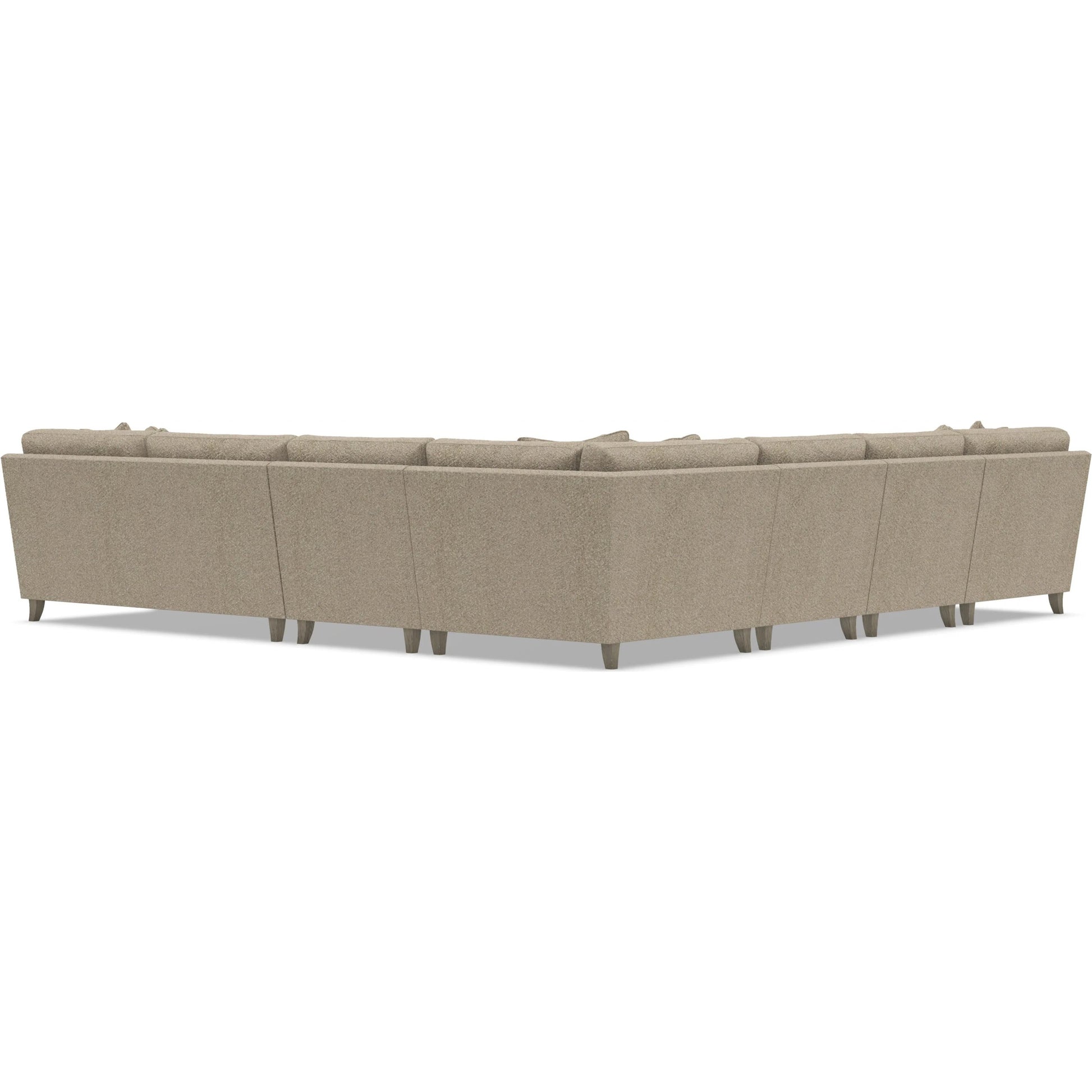 Mila 6-Piece Fabric Sectional by Bernhardt in wdf, 789 portobello. Made from unique in a unique style.