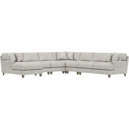 Mila 6-Piece Fabric Sectional by Bernhardt in wdf, 789 portobello. Made from unique in a unique style.
