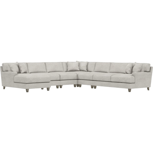 Mila 6-Piece Fabric Sectional by Bernhardt in wdf, 789 portobello. Made from unique in a unique style.