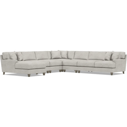 Mila 6-Piece Fabric Sectional by Bernhardt in wdf, 789 portobello. Made from unique in a unique style.