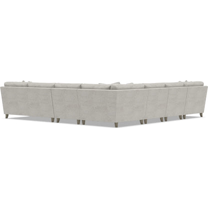 Mila 6-Piece Fabric Sectional by Bernhardt in wdf, 789 portobello. Made from unique in a unique style.