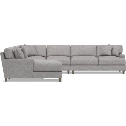 Mila 6-Piece Fabric Sectional by Bernhardt in wdf, 789 portobello. Made from unique in a unique style.