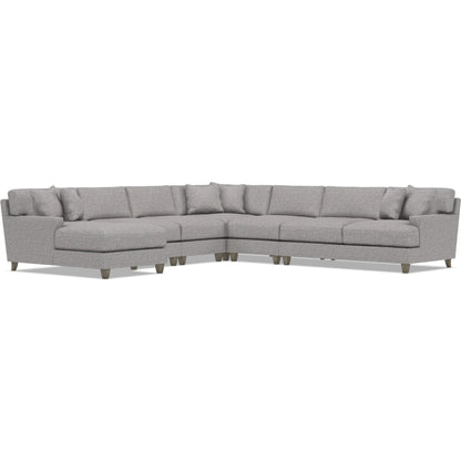 Mila 6-Piece Fabric Sectional by Bernhardt in wdf, 789 portobello. Made from unique in a unique style.