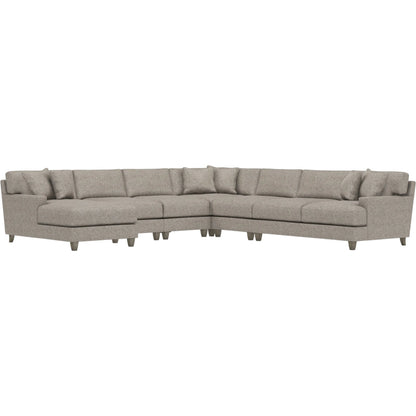 Mila 6-Piece Fabric Sectional by Bernhardt in wdf, 789 portobello. Made from unique in a unique style.