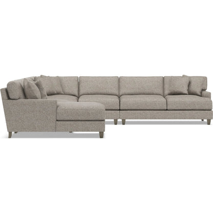 Mila 6-Piece Fabric Sectional by Bernhardt in wdf, 789 portobello. Made from unique in a unique style.