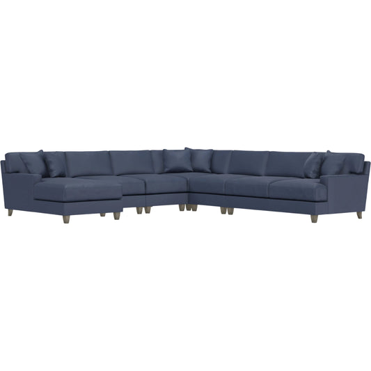 Mila 6-Piece Fabric Sectional by Bernhardt in wdf, 789 portobello. Made from unique in a unique style.