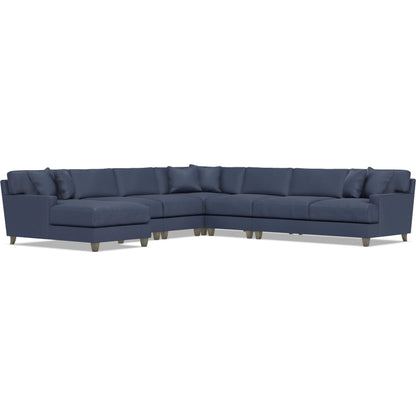 Mila 6-Piece Fabric Sectional by Bernhardt in wdf, 789 portobello. Made from unique in a unique style.