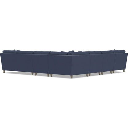 Mila 6-Piece Fabric Sectional by Bernhardt in wdf, 789 portobello. Made from unique in a unique style.