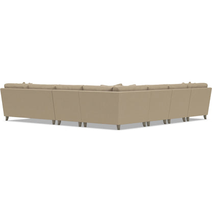 Mila 6-Piece Fabric Sectional by Bernhardt in wdf, 789 portobello. Made from unique in a unique style.