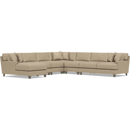 Mila 6-Piece Fabric Sectional by Bernhardt in wdf, 789 portobello. Made from unique in a unique style.