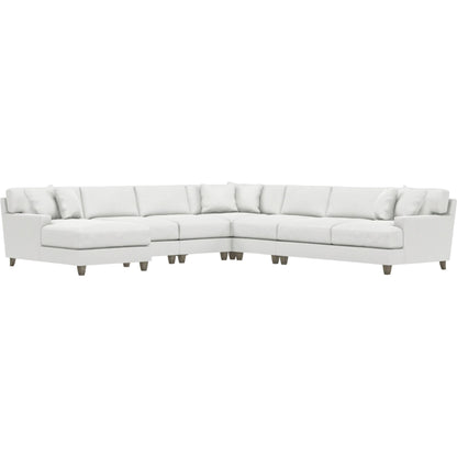 Mila 6-Piece Fabric Sectional by Bernhardt in wdf, 789 portobello. Made from unique in a unique style.