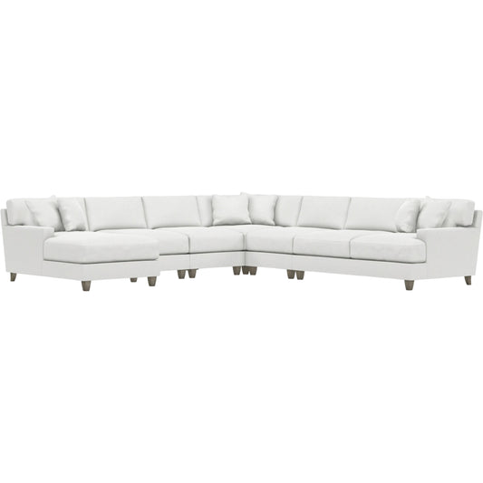 Mila 6-Piece Fabric Sectional by Bernhardt in wdf, 789 portobello. Made from unique in a unique style.