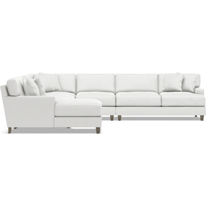 Mila 6-Piece Fabric Sectional by Bernhardt in wdf, 789 portobello. Made from unique in a unique style.