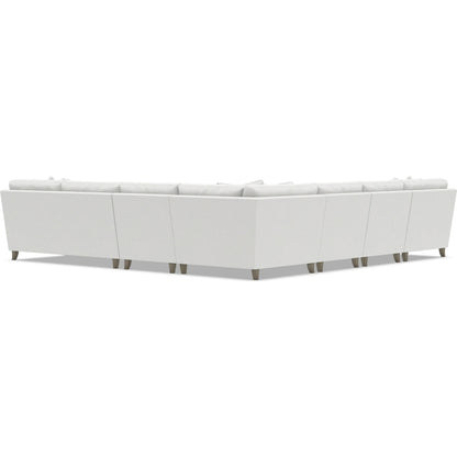 Mila 6-Piece Fabric Sectional by Bernhardt in wdf, 789 portobello. Made from unique in a unique style.