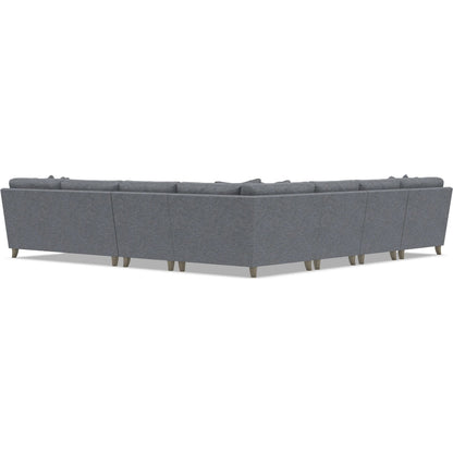 Mila 6-Piece Fabric Sectional by Bernhardt in wdf, 789 portobello. Made from unique in a unique style.