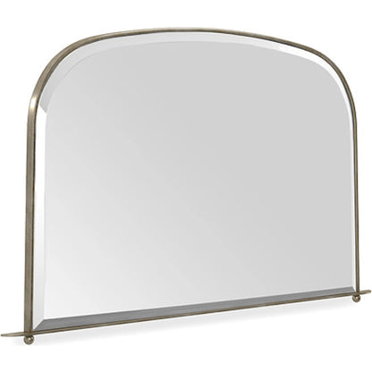 Replique Mirror by Caracole in brushed gold. Made from metal, mirror in a transitional style.