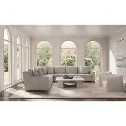 Gabi 5-Piece Fabric Sectional by Bernhardt in wdf, 789 portobello. Made from unique in a unique style.