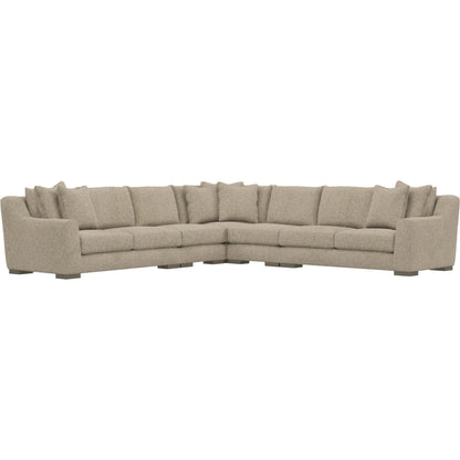 Gabi 5-Piece Fabric Sectional by Bernhardt in wdf, 789 portobello. Made from unique in a unique style.