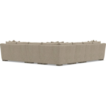Gabi 5-Piece Fabric Sectional by Bernhardt in wdf, 789 portobello. Made from unique in a unique style.