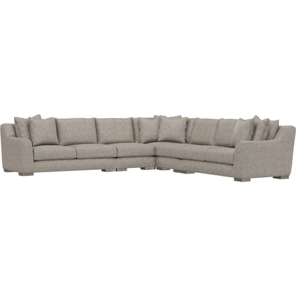 Gabi 5-Piece Fabric Sectional by Bernhardt in wdf, 789 portobello. Made from unique in a unique style.