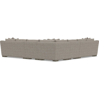 Gabi 5-Piece Fabric Sectional by Bernhardt in wdf, 789 portobello. Made from unique in a unique style.