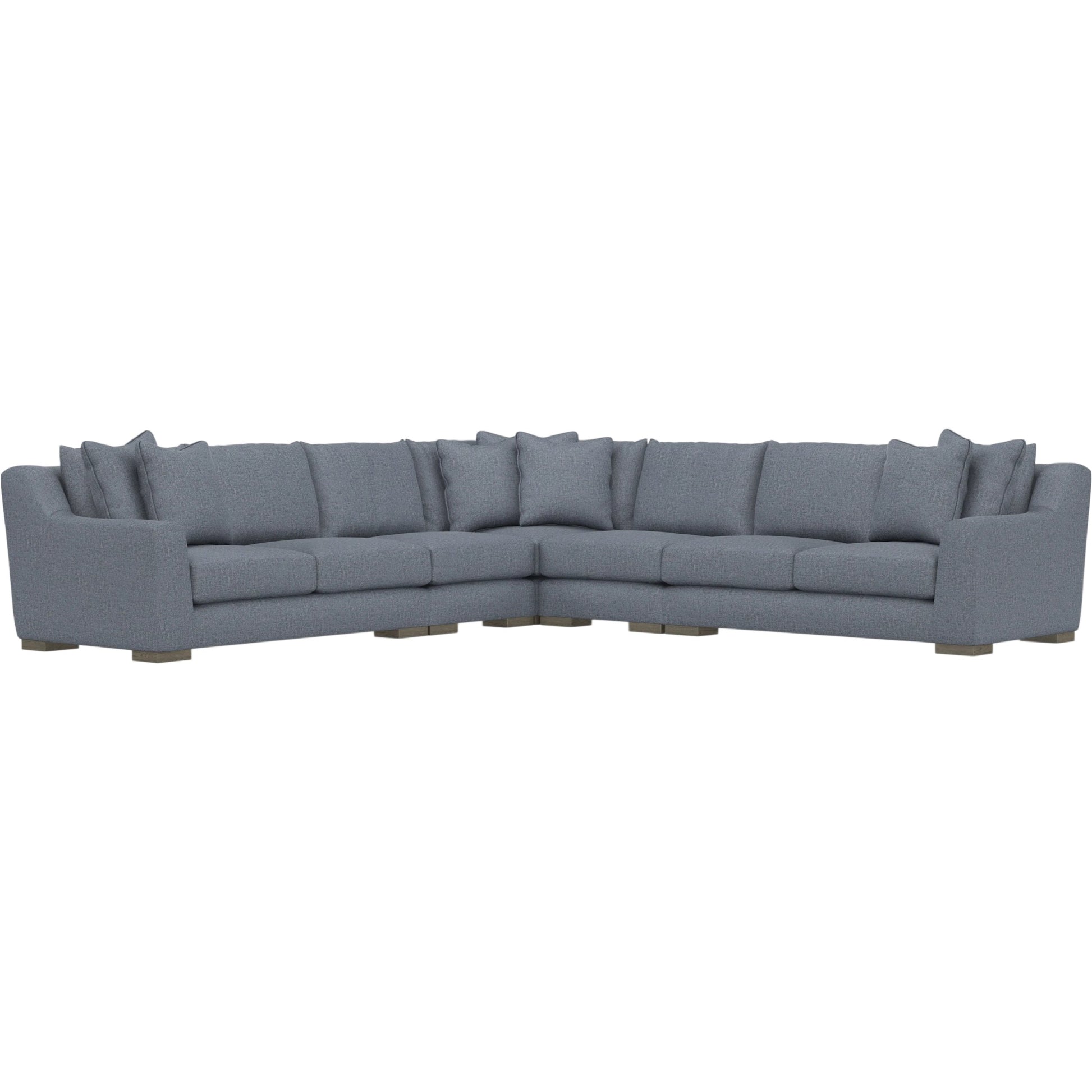Gabi 5-Piece Fabric Sectional by Bernhardt in wdf, 789 portobello. Made from unique in a unique style.